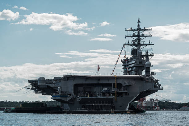 istock US Navy Aircraft Carrier 814680600