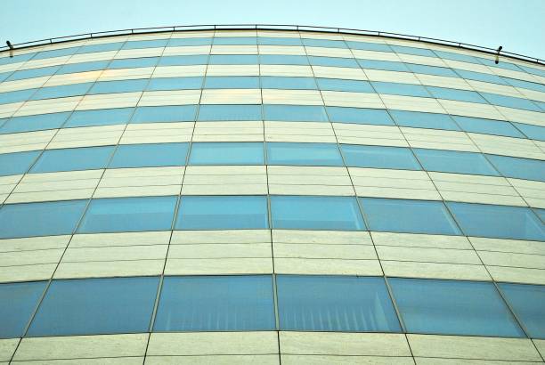 istock Modern building.Modern office building with facade of glass 814706770
