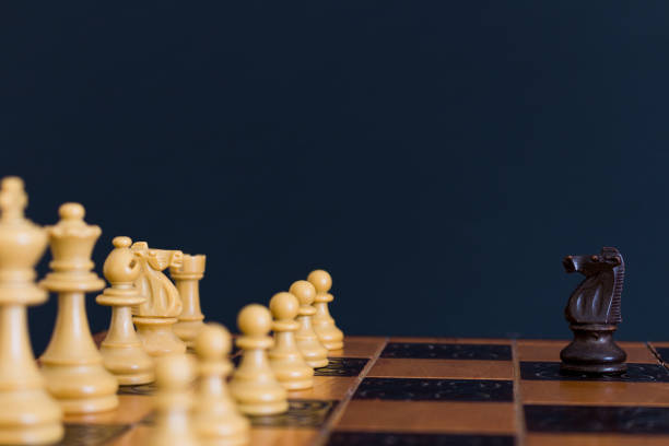 istock Chess photographed on a chessboard 814711986