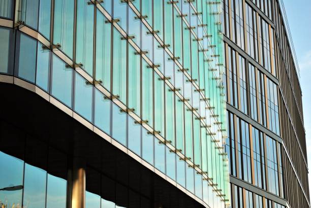 istock Modern building.Modern office building with facade of glass 814719322