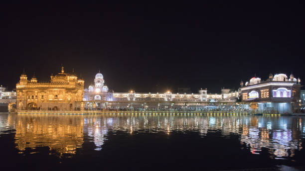 istock Golden Temple Amritsar India at night 814719612