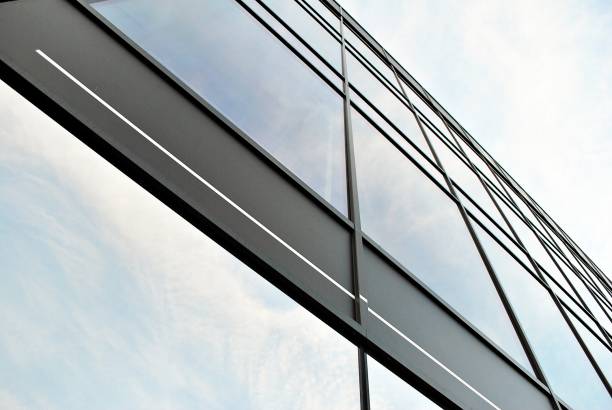 istock Modern building.Modern office building with facade of glass 814721934