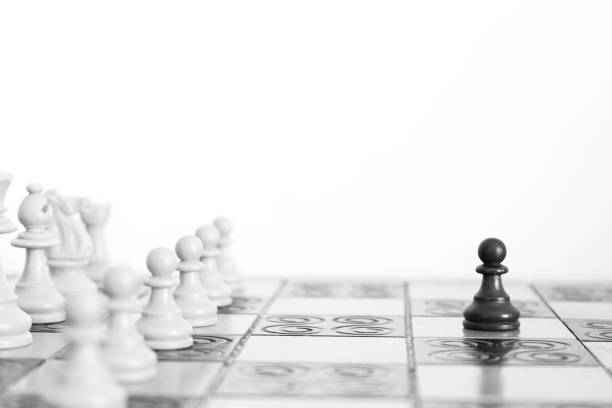 istock Chess photographed on a chessboard 814722478