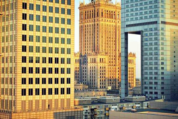 istock Modern building.Modern office building with facade of glass 814739518