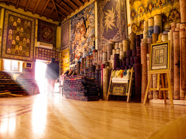 istock carpet and rug store in Antalya, Turkey 814771852