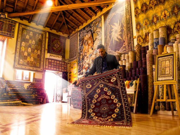 istock carpet and rug store in Antalya, Turkey 814772164