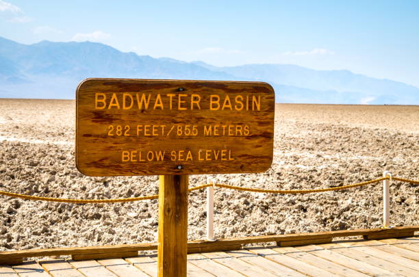 istock death valley bad water sign, California 814772536