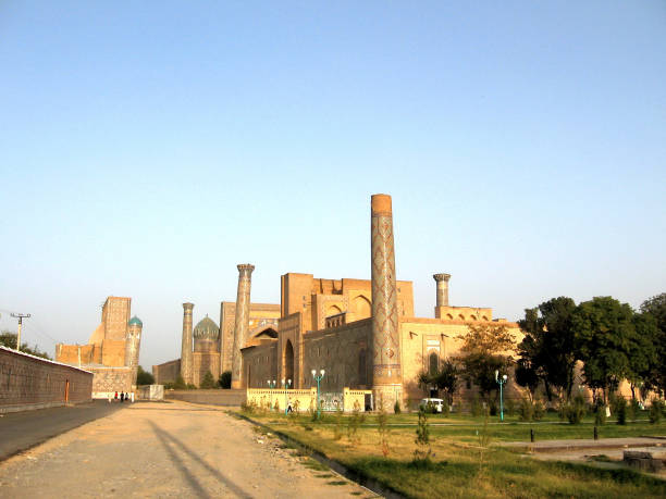 istock Samarkand the Registan at evening 2007 814774690