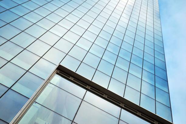 istock Modern building.Modern office building with facade of glass 814778000