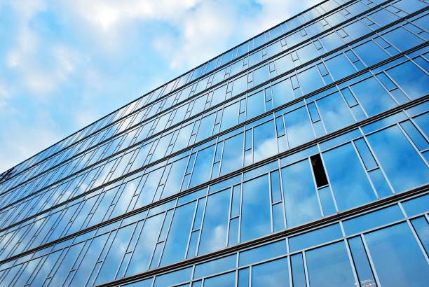 istock Modern building.Modern office building with facade of glass 814780498
