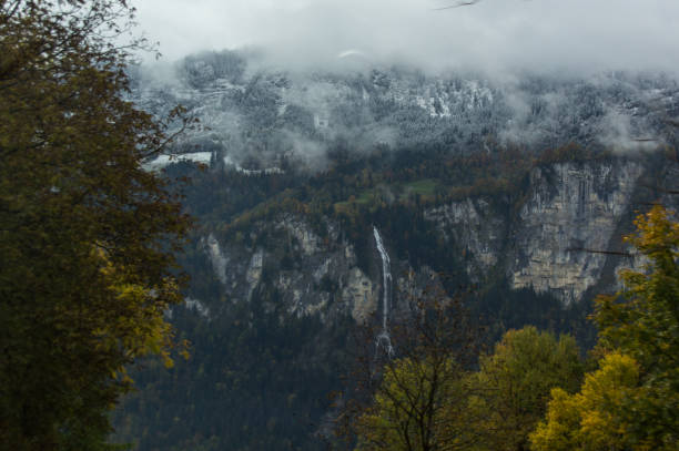 istock High waterfall in the Swiss Alps 814785788
