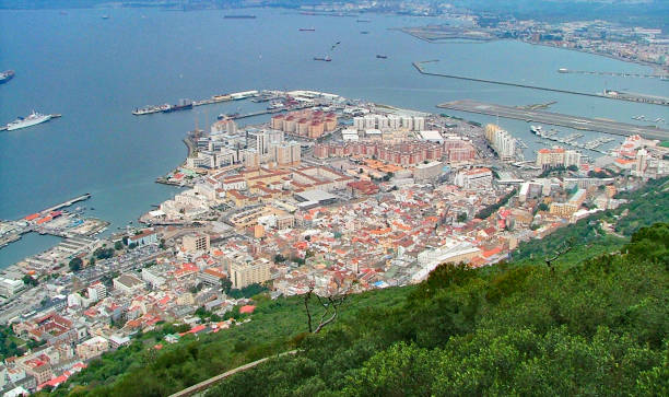 istock Gibraltar town from top of the rock 814785896