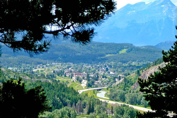 istock Town of Blairmore in Crowsnest valley 814788440