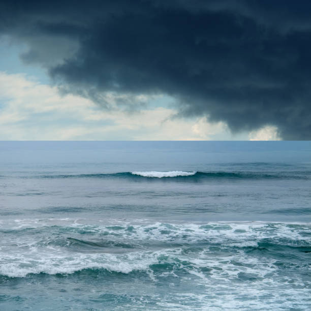 istock seascape and waves over stormy sky 814788544