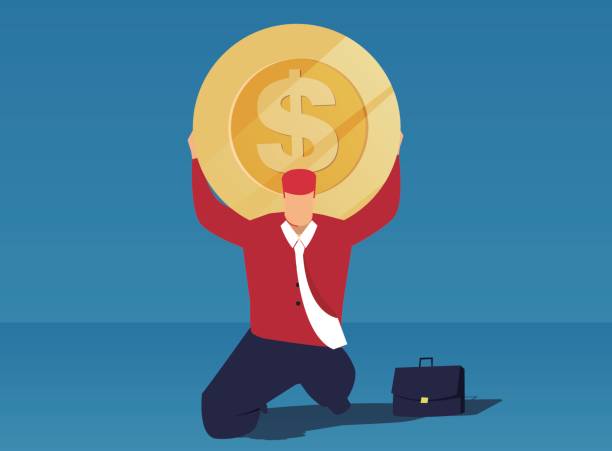 istock The businessman who was overwhelmed by money 814809162