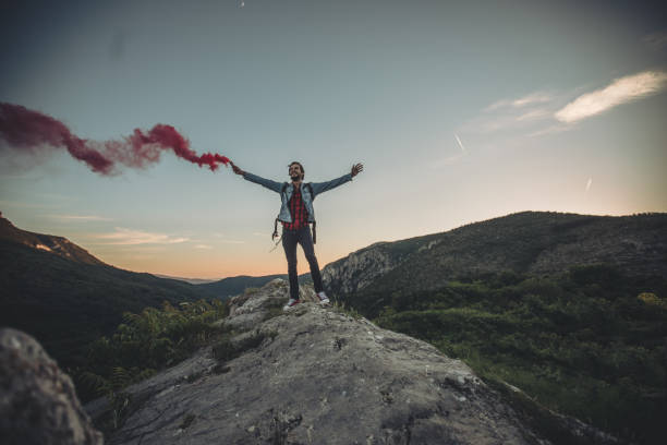 istock On top of the mountain 814859270