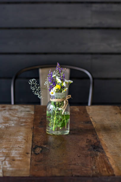 istock A bouquet of wildflowers on the table. 814893990