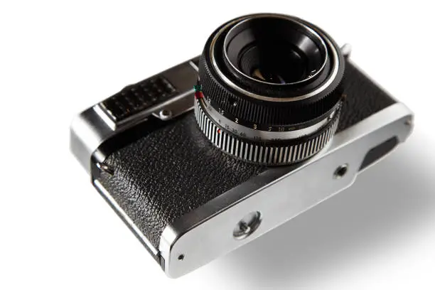 Photo of Old rangefinder vintage camera