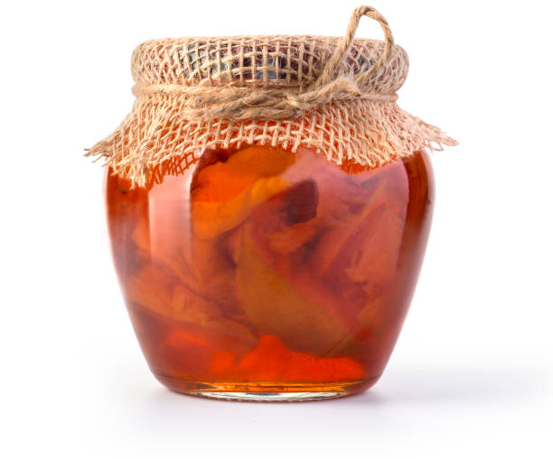 istock delicious jam in the pot isolated 814925300