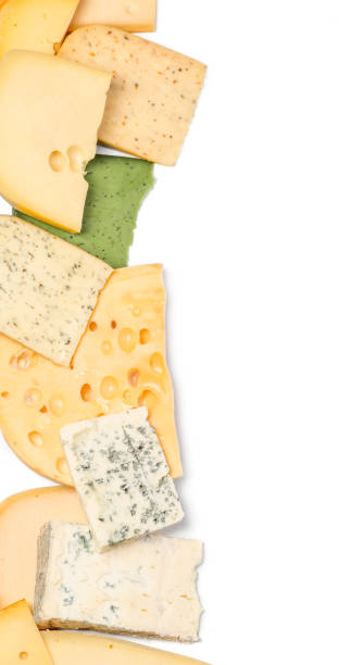 istock Different kinds of cheeses isolated 814925374