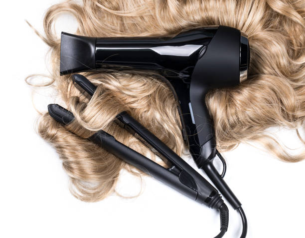 istock hairdressers  tools on white 814925564