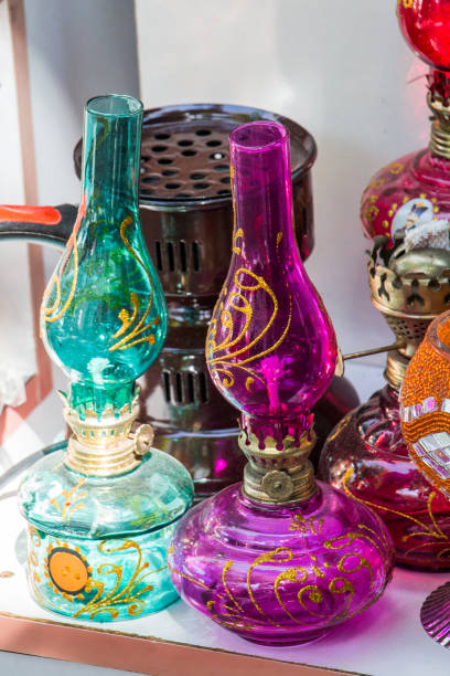 istock Old retro  styled lantern made of metal 814942634