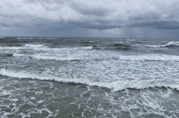 istock Storm on Baltic Sea. Dramatic sky and rough sea 814950782
