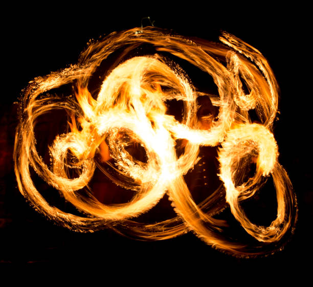 istock Abstract background of flame on fire show 814951300