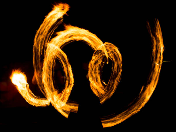 istock Abstract background of flame on fire show 814953634