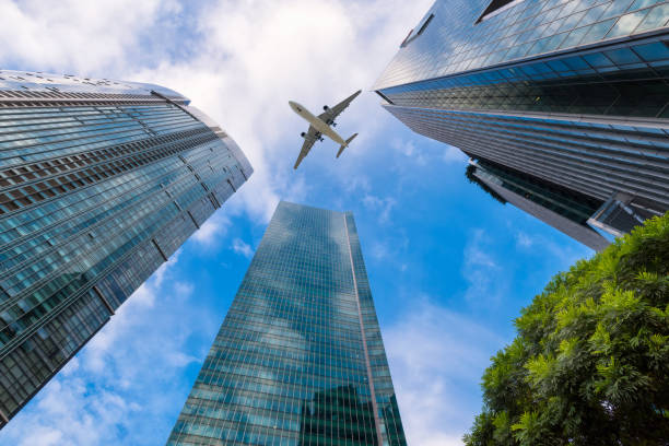 istock Skyscraper and modern architectural of building. 814972454