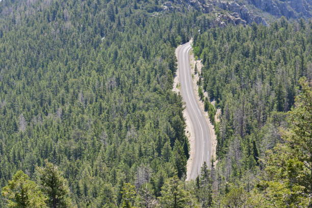 istock Mountain road in America. 814976136