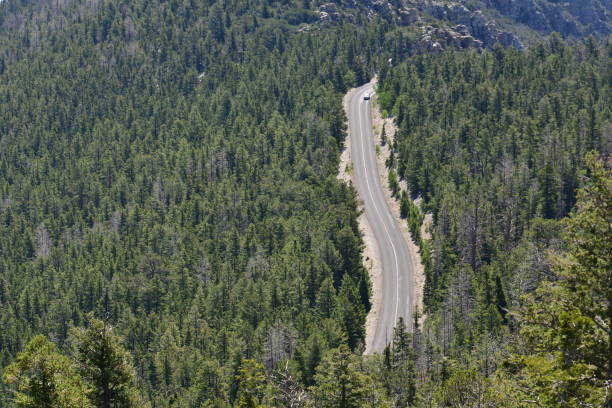 istock Mountain road in America. 814976258