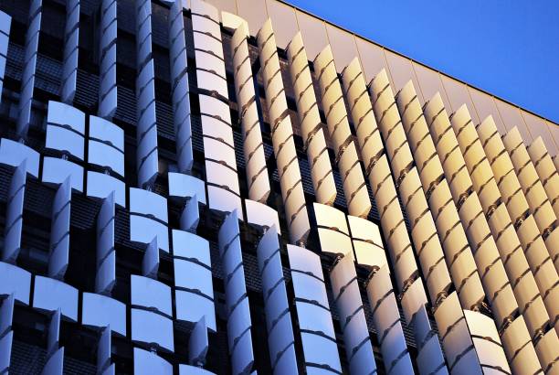 istock Modern building.Modern office building with facade of glass 814976530