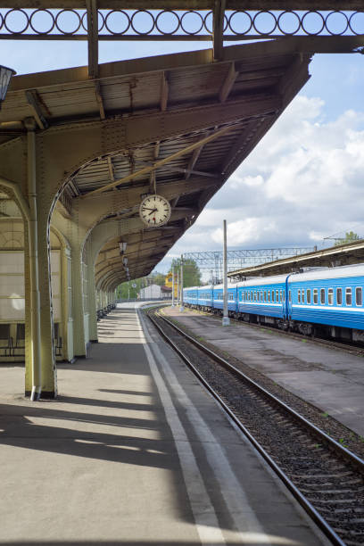 istock Platform of the old train station 814983170