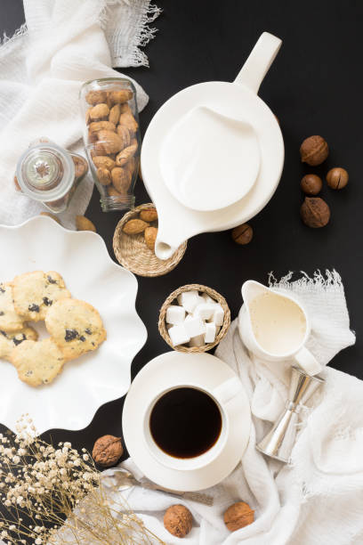 istock Coffee Time Break Cafe and Chocolate chip cookies Leisure Relaxation 815001352