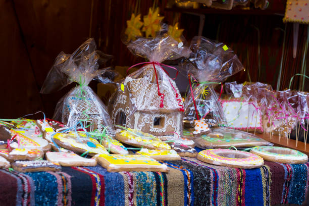 istock Gingerbread on counter of store 815012226