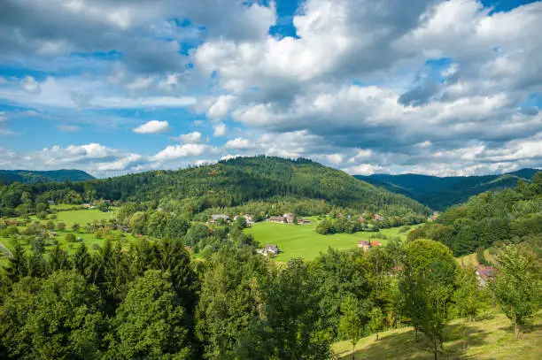 Landscape of the Black Forest near Gengenbach