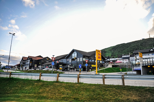 Geilo sentrum, a small entertainment complex in the city of Geilo, Norway
