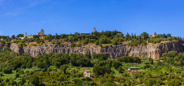 Orvieto medieval town in Italy - architecture background