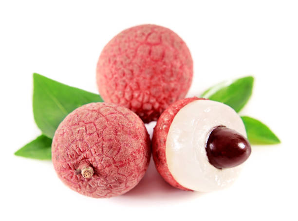 istock fresh organic lychee fruit isolated on white background 815039288