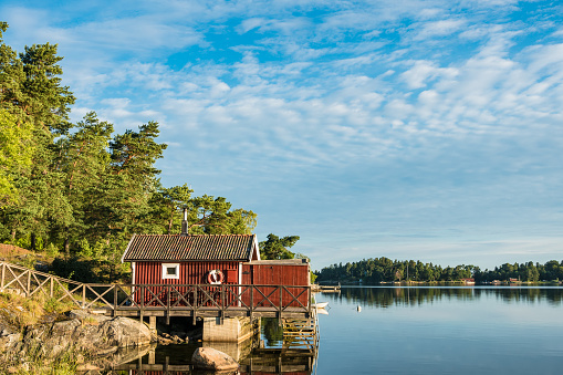 Archipelago on the Baltic Sea coast in Sweden.