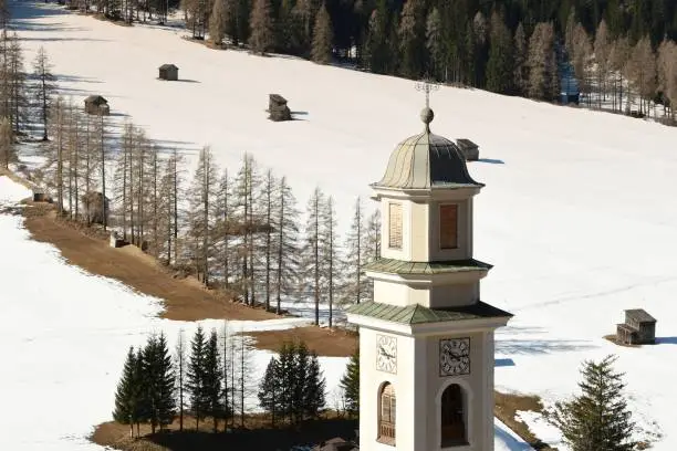 Church of San Nicola, Sesto Pusteria in Dolomites, Italy