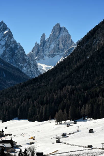 istock Cima Dodici (Croda dei Toni) from Val Fiscalina, Sesto Dolomites, Italy 815048068