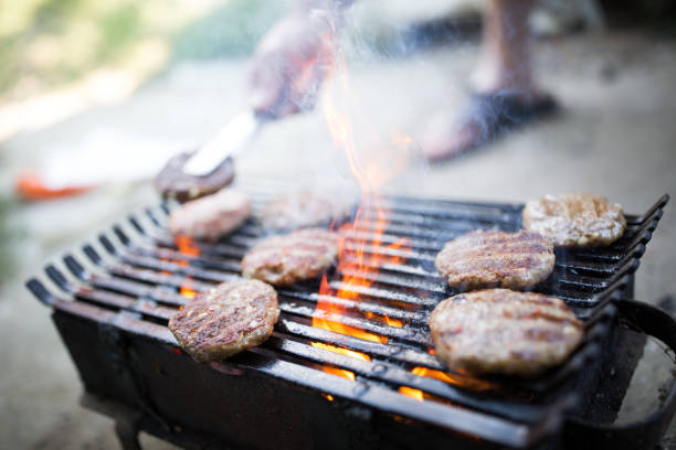 istock meat patties on a barbecue 815048276