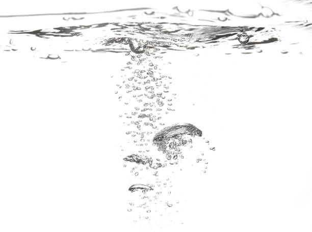 istock water bubble under the water on white background 815059784