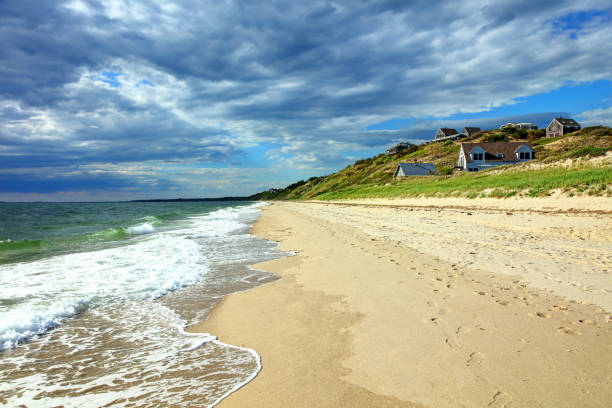 옥수수 언덕 비치, truro 매사 추세 츠 - cape cod national seashore 뉴스 사진 이미지