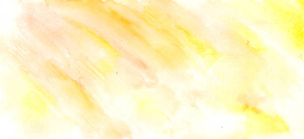 istock Abstract watercolor hand painted yellow and white background, 815069552