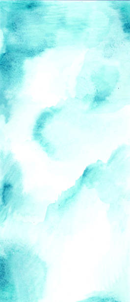 istock Blue abstract watercolor background design. 815069720