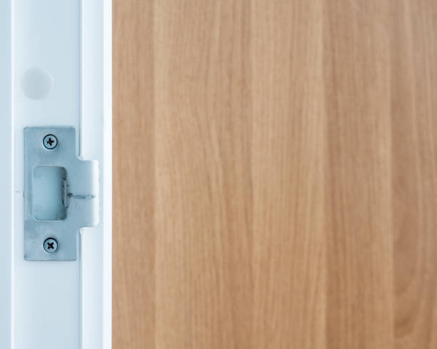 istock Metal socket for door knob. 815074368