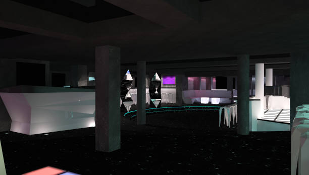 istock 3d rendering of a nightclub interior design 815075442